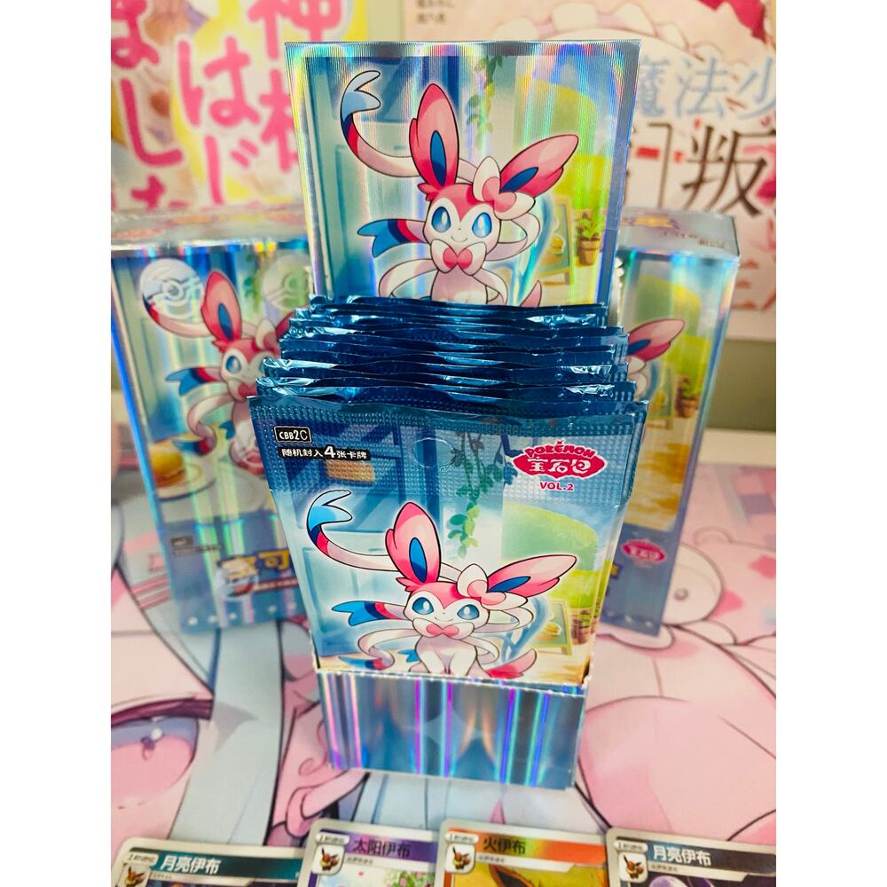 Pokemon TCG: Eeveelutions Gem Booster Pack Simplified Chinese Ver.